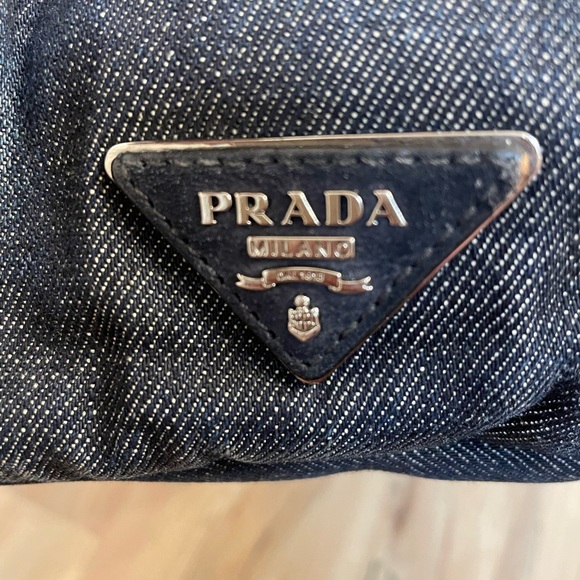 Stunning Prada Large Denim Bijoux Tote - Picture 3 of 15